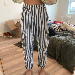 Balloon striped pants from urban outfitters